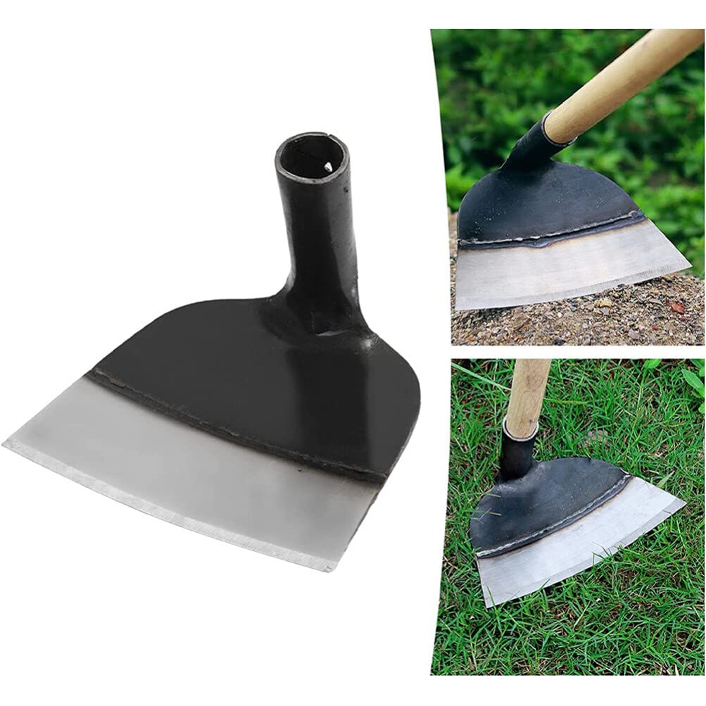 DOITOOL Heavy Duty Garden Hoe Tool Solid Steel Hand Hoe for Weeding Digging Soil Loosening and Planting in Backyard and Farm