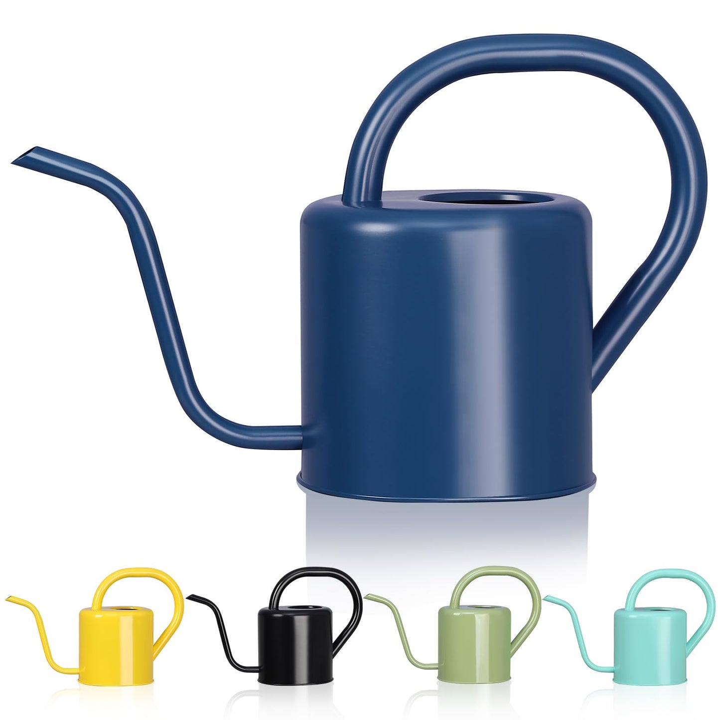 Watering Can, Stainless Steel Watering Can for Indoor & Outdoor Plants, 1L/35oz Long Spout Water Can with Handle, Rust-Proof Plant Watering Pot for House Plants, Garden Flowers