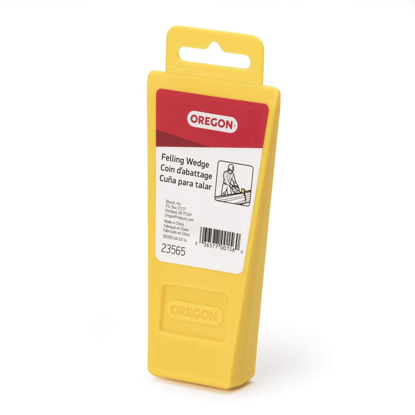Oregon Felling Wedge 5.5 inch, Lightweight and Durable Tree Wedge for Safe Felling with Stabilizing Serrations