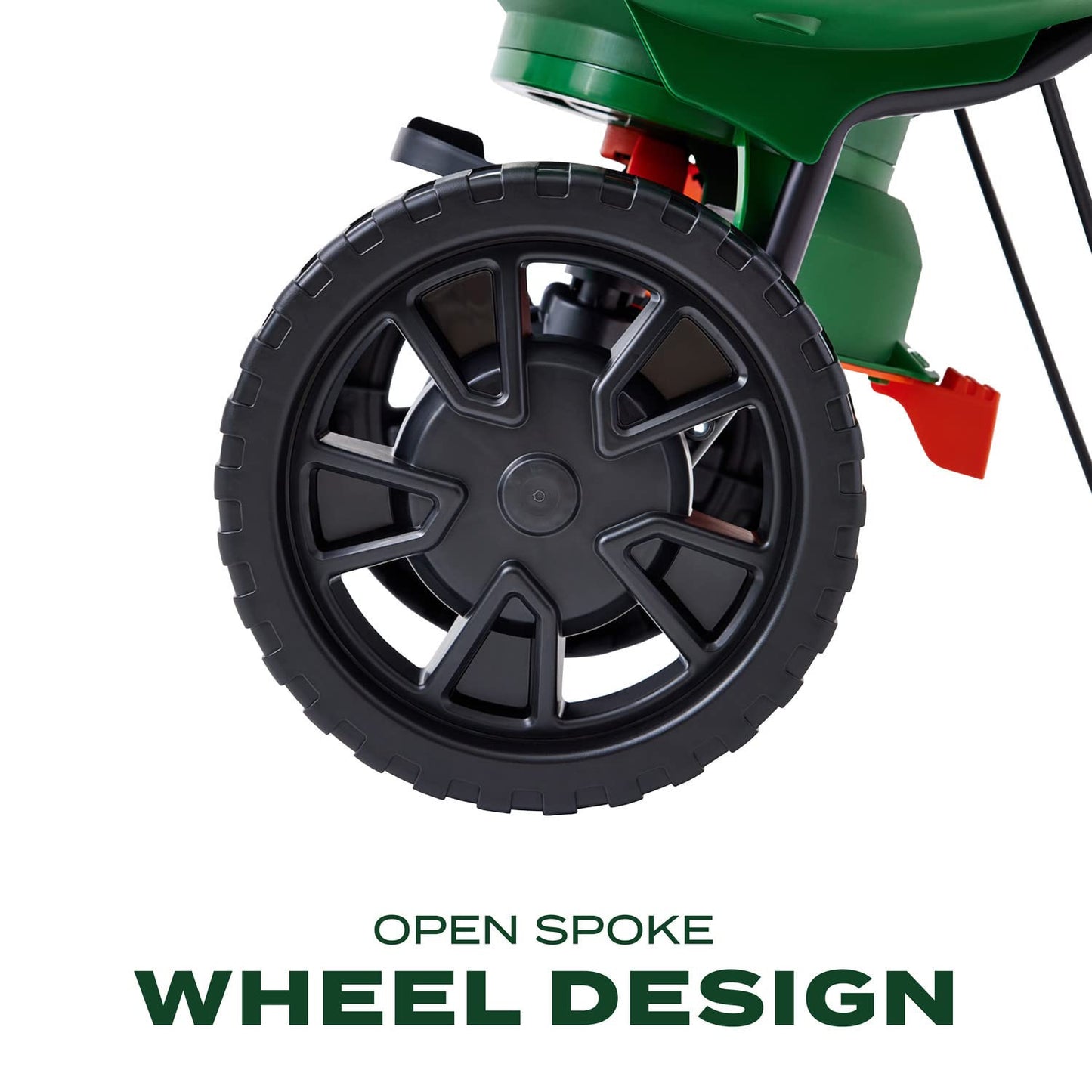 Scotts Turf Builder EdgeGuard Mini Broadcast Spreader - Spreads Grass Seed, Fertilizer and Salt - Holds up to 5,000 sq. ft. of Scotts Grass Seed or Fertilizer Products