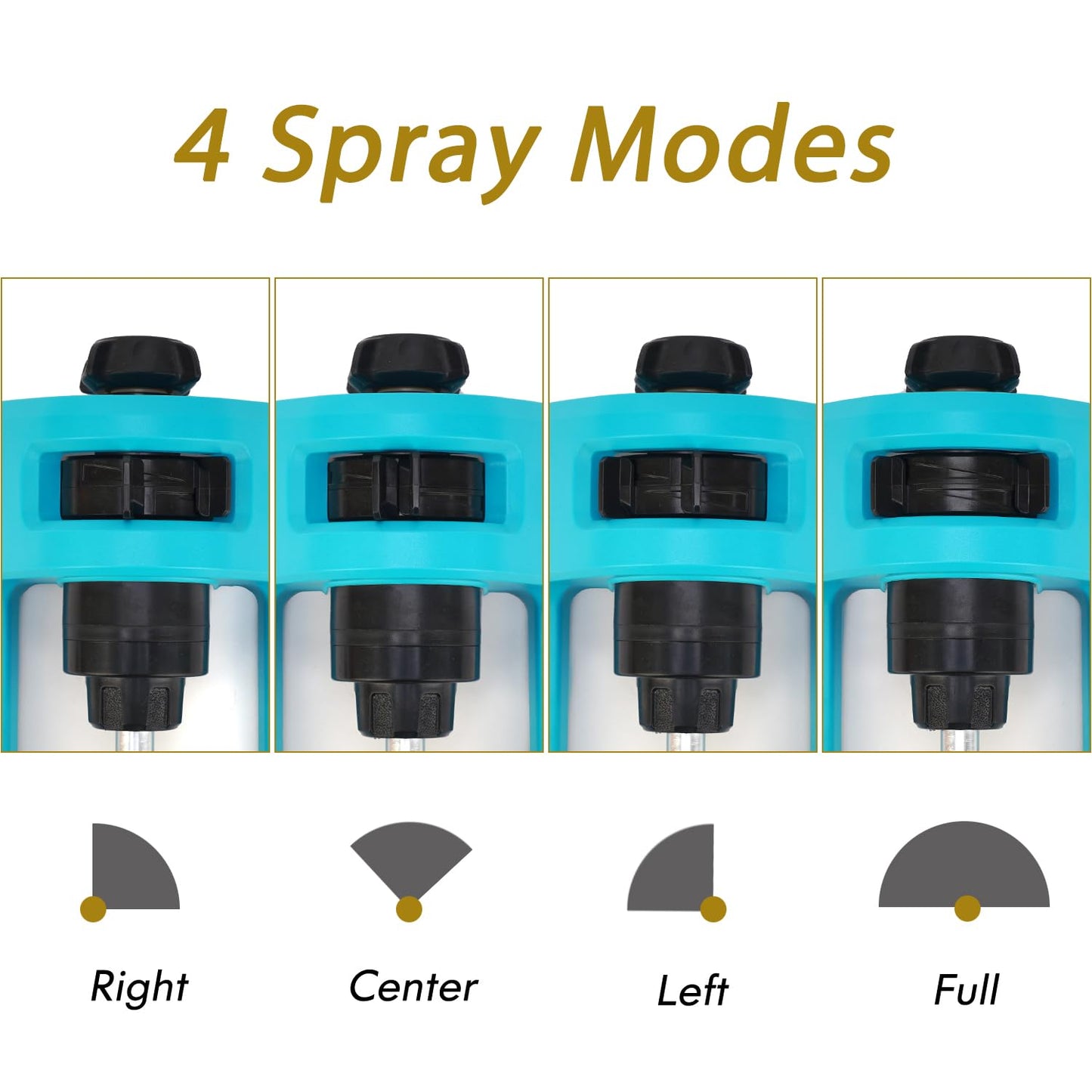Lawn Sprinkler, Oscillating Sprinkler with 18 Hole Brass Nozzles, Gardening Tool Watering for Lawn & Garden Covers up to 3,600 sq.ft, Nozzle Cleaning Tool Build on the End of the Product, Blue