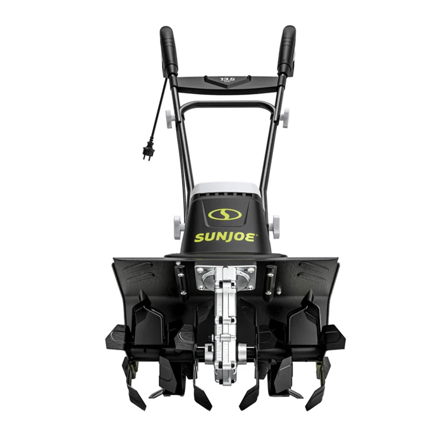 Sun Joe Corded Electric Garden Tiller & Cultivator with Steel Tines, 16 Inch, 13.5-Amp Motor - Heavy-Duty Tilling Machine for Lawn, Yard, and Gardening Care, TJ604E