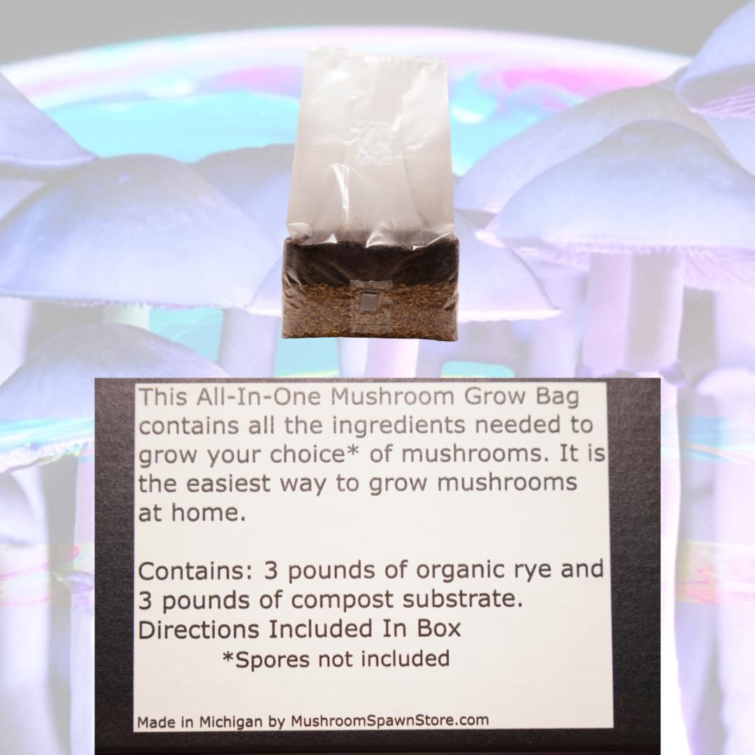 Jumbo 6 Pound Magic All in One Mushroom Grow Bag