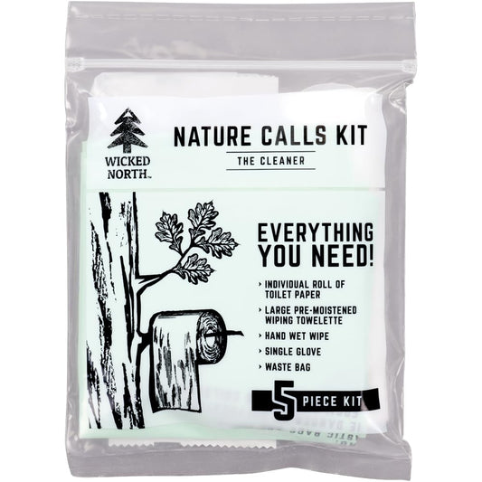 Wicked North Nature Calls 5-Piece Kit - The Complete Outdoor Bathroom Solution for Hunting, Camping, Hiking