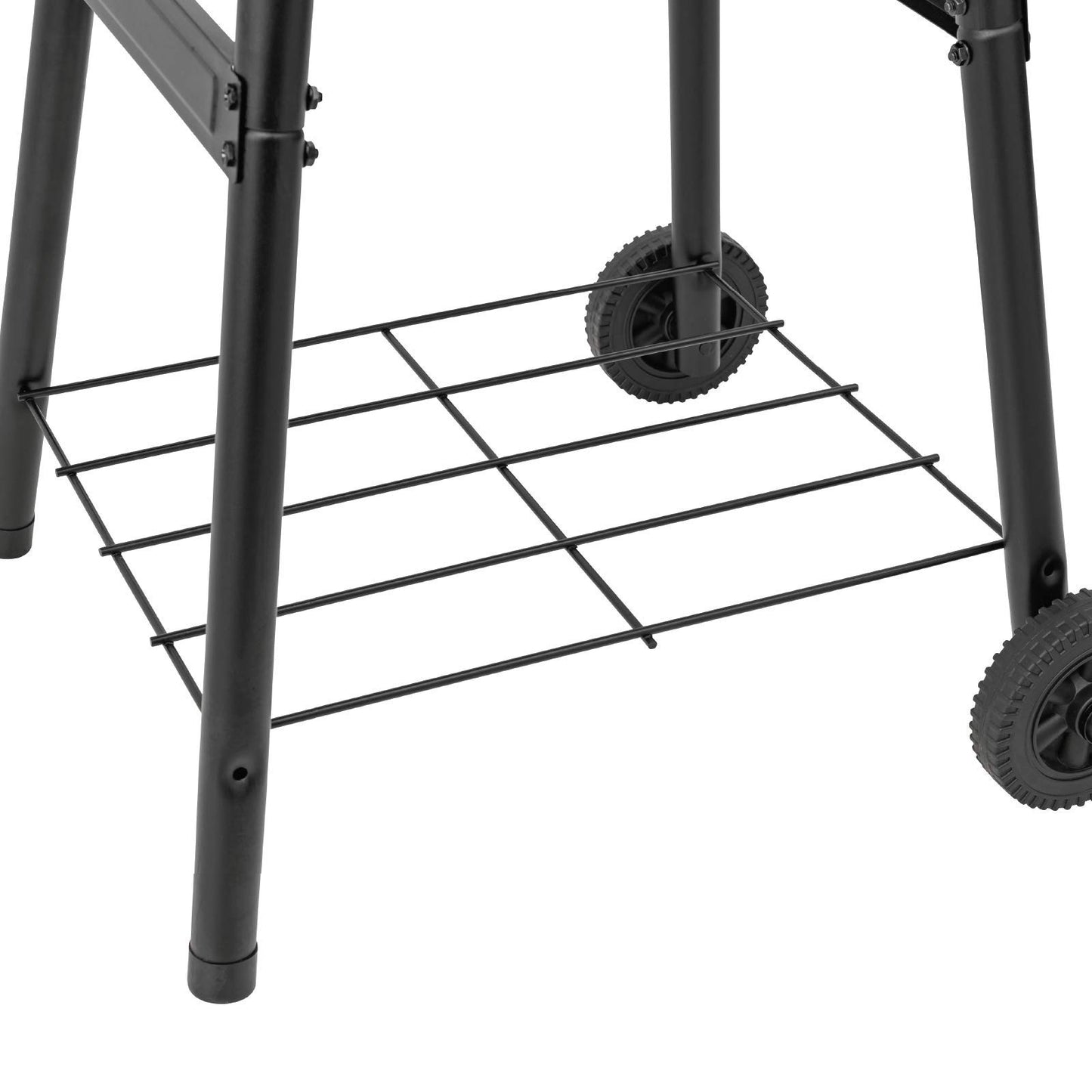 Char-Griller® King-Griller Gambler Charcoal Grill and Smoker with Damper Smoke Control, Cast Iron Grates, and Side Shelf, 315 Cooking Square Inches in Black, Model E1416