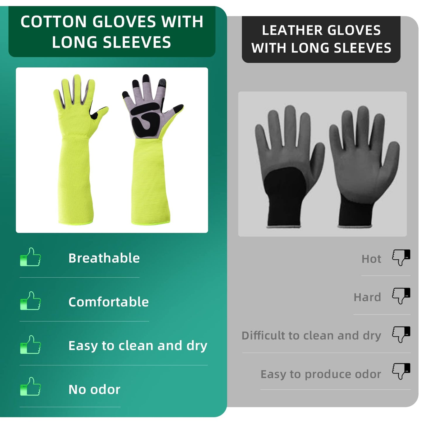 MEPEREZ 3-in-1 Gloves for Gardening Lightweight, Farming & Cleaning, Thorn Proof, Anti-Slip, Comfort, Breathable, Abrasion Resistant