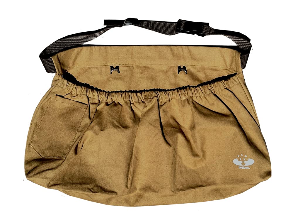 UpBloom - Harvest & Weeding Waist Apron with Pockets - Berry Picker/Garden Apron/Foraging Bag for Harvest - Vegetables, Fruits - Gardening Supplies & ...