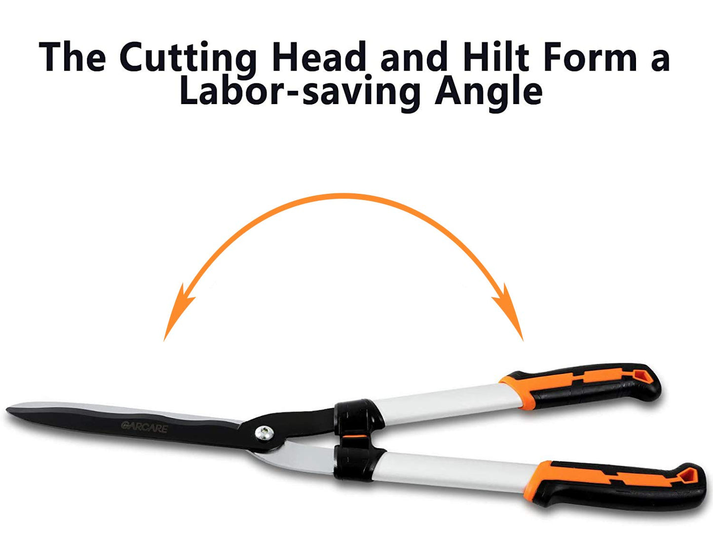 GARCARE Hedge Clippers Pruning Shears 4 in 1 Set High Carbon Steel Folding Saw, Branch Cutter, Tree Pruner, Garden Scissors, Tree & Shrub Care Kit