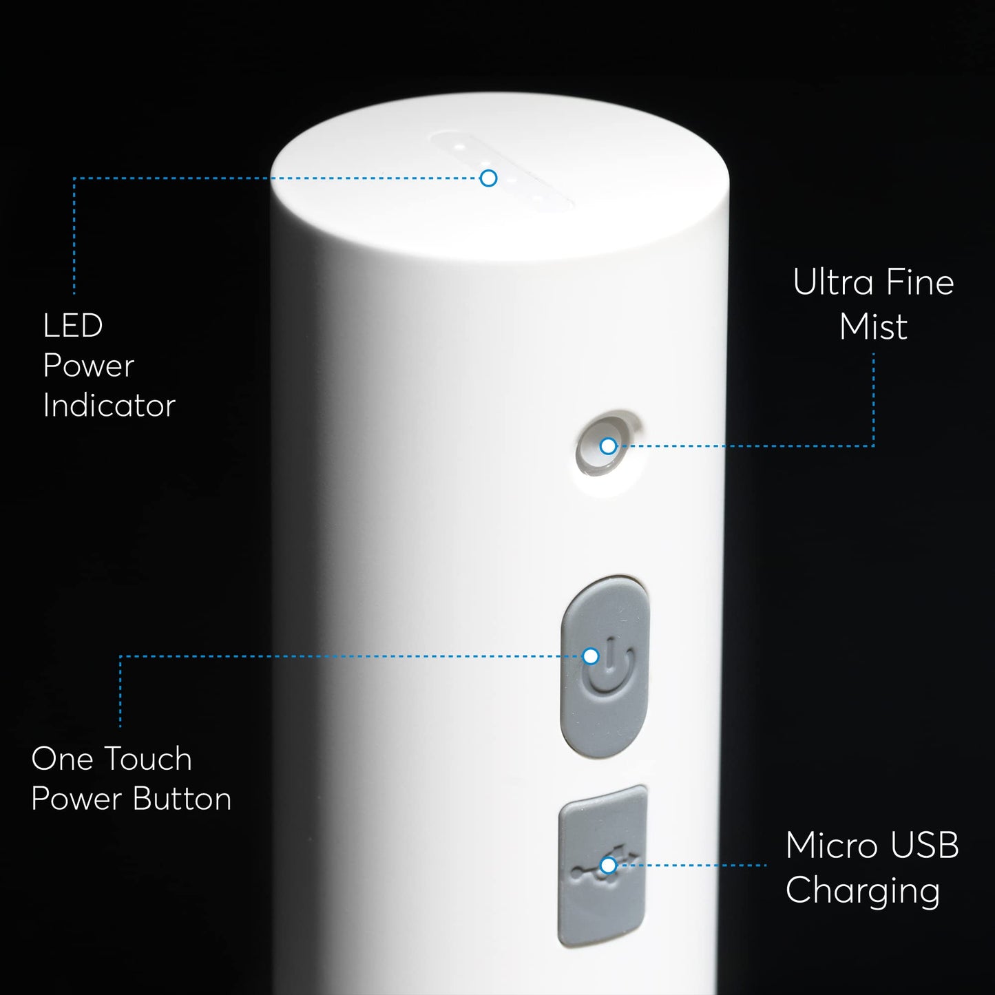 The Watering Vine Automatic Electric Spray Bottle Mister - Continuous Rechargeable Battery Sprayer for Misting Plants, Household Cleaning, Hairstyling (25 oz)
