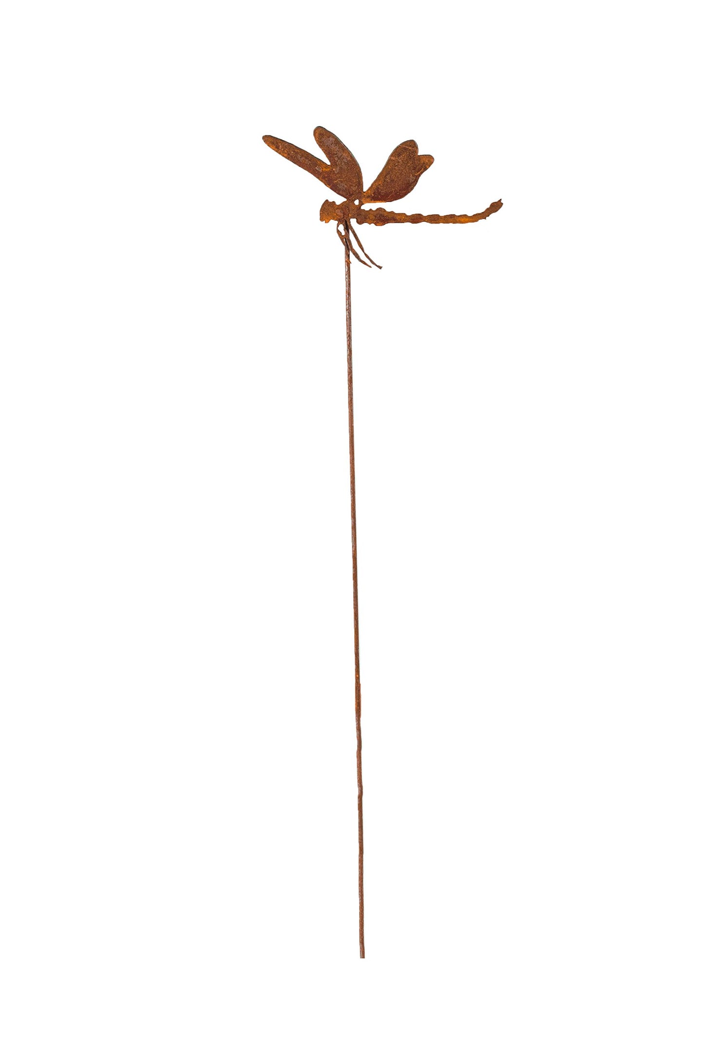 Dragonfly Garden Stake | Steel Construction with Real Rust Finish | Made in USA