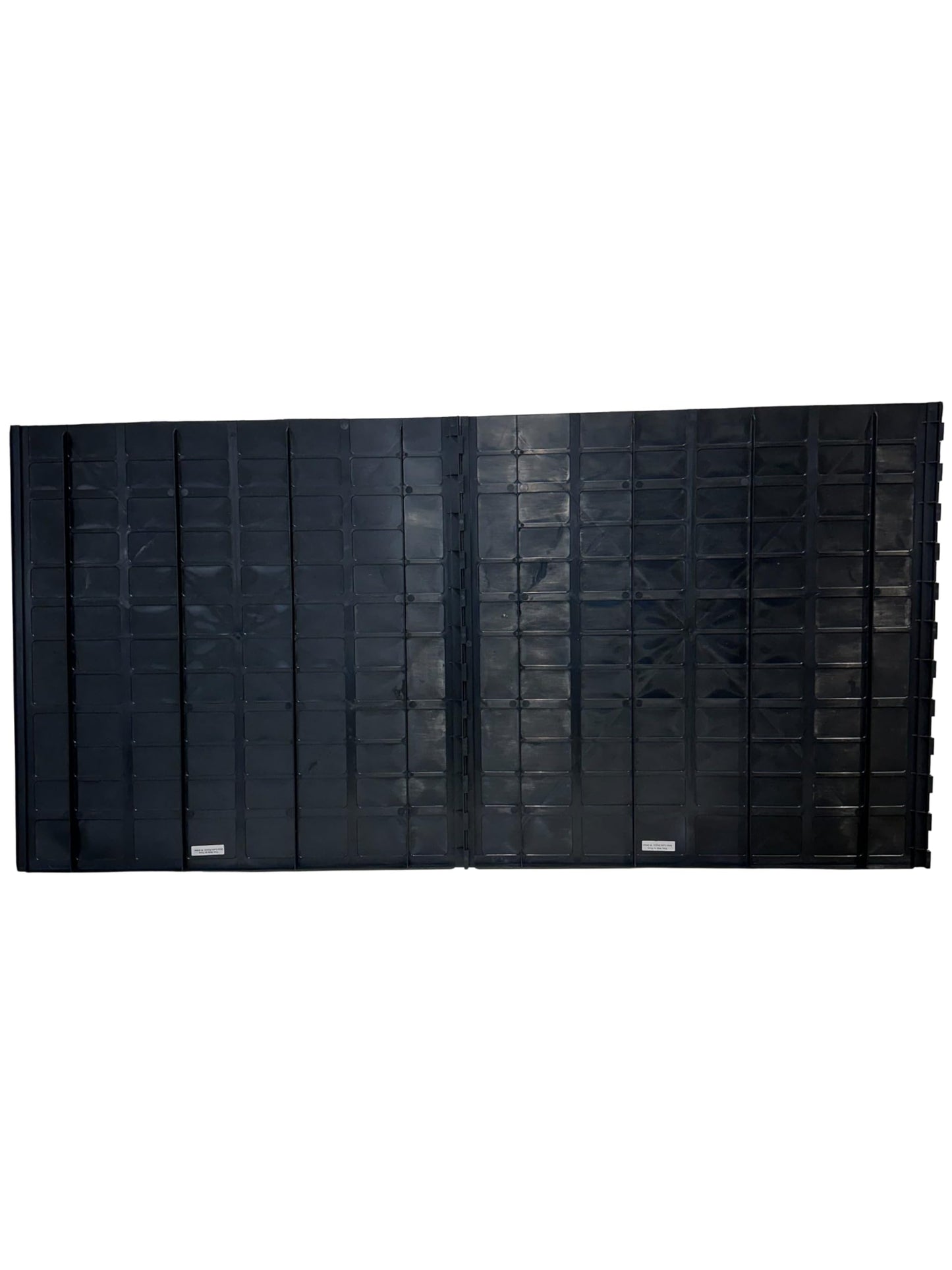 DeepRoot Tree Root Barrier, Tree Circle Weed Barrier, Root Shield for Sidewalks, Driveways, & Patios, 24” Depth, 24" Width, 10 Panels per Pack, 20 Linear Feet Total, Black