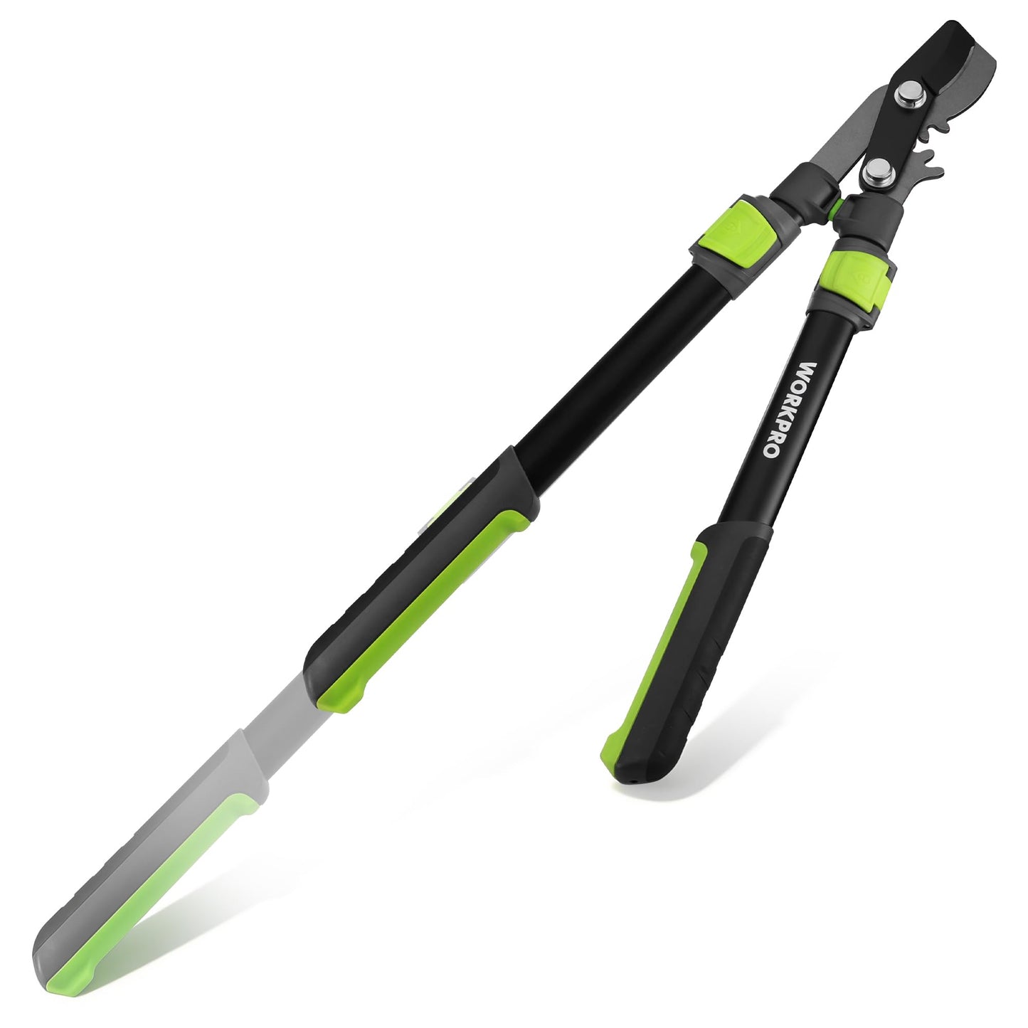 WORKPRO Extendable Bypass Lopper for Gardening, 25-37" Branch Cutter with 1.5" Cutting Capacity, Heavy Duty Pruning Shear Featuring Gear System for Tree Trimming, Tree Cutter Handheld with SK5 Blade