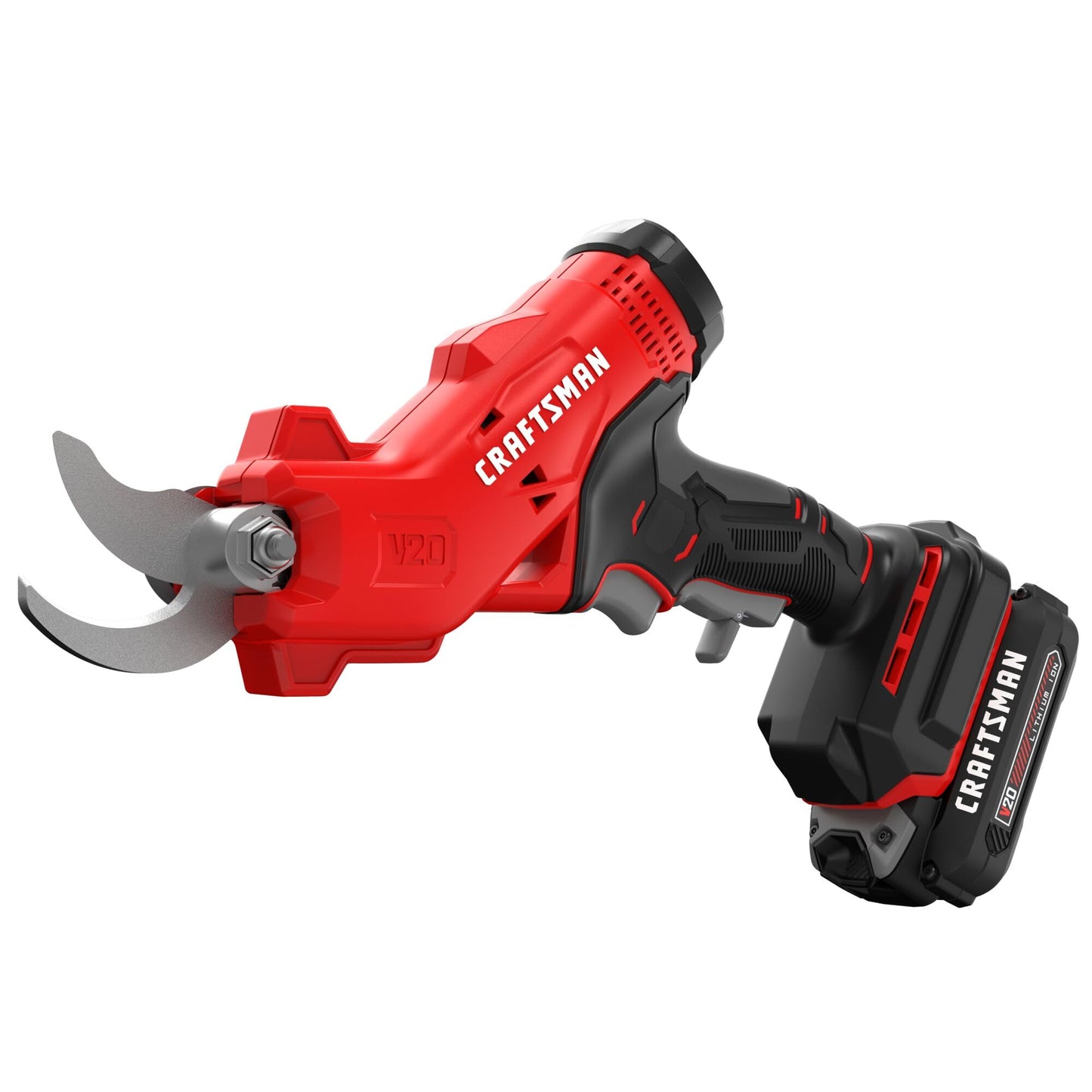 CRAFTSMAN V20 Cordless Electric Pruner, Pruning Shears for Gardening, 2 Ah Battery and Charger Included, Electric Pruning Shears, Tree Pruner (CMCPR320C1)