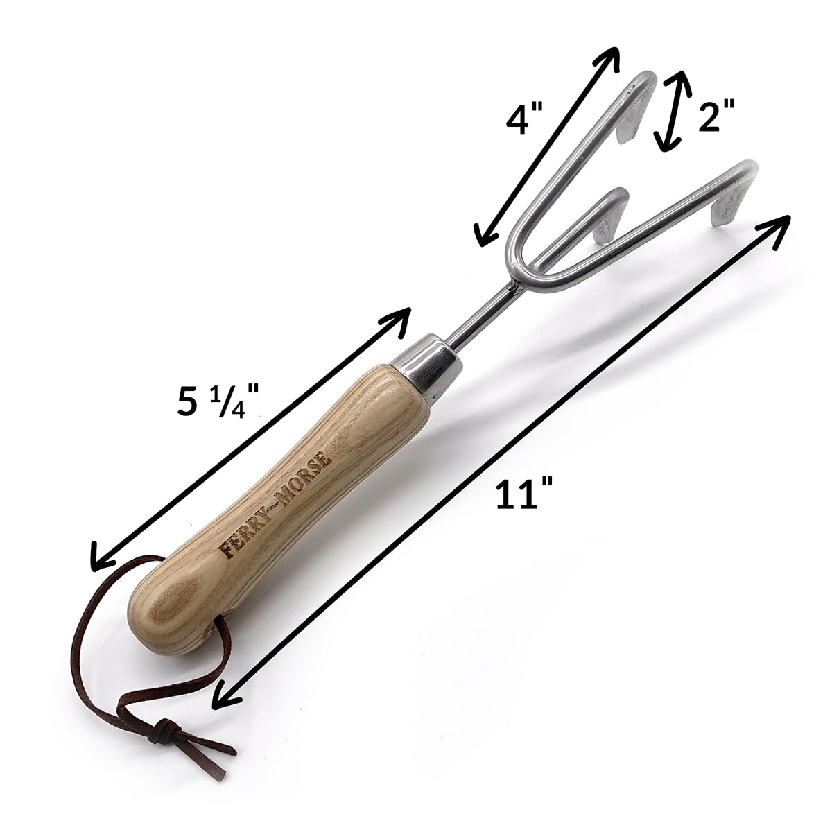 Ferry Morse Hand Cultivator - Premium Garden Tool for Digging, Aerating, Weeding