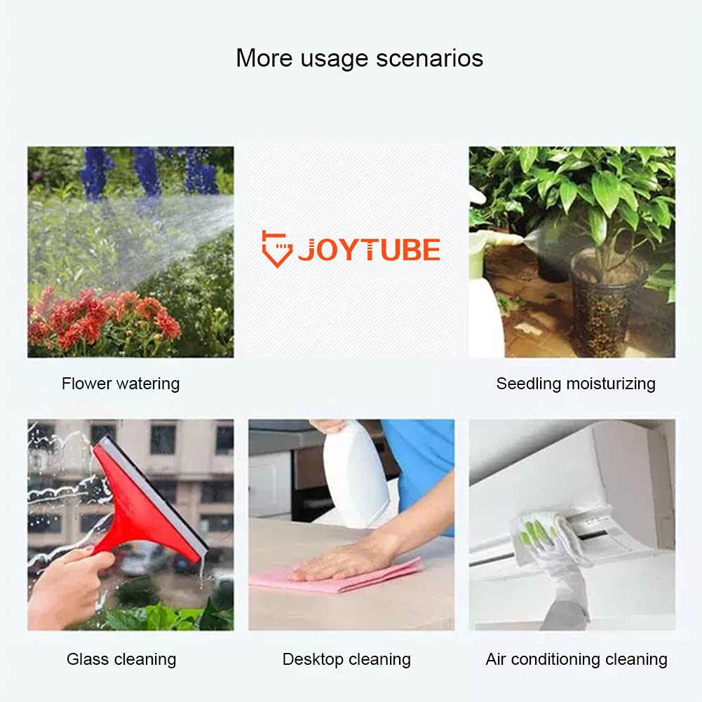 JoyTube Garden Pump Sprayer 68 oz/0.5 Gallon Hand Held Pressure Bottle Brass Adjustable Nozzle Large Capacity Water Weed Flower Plant Mister Lawn Home Washing Spray 2L (Green)