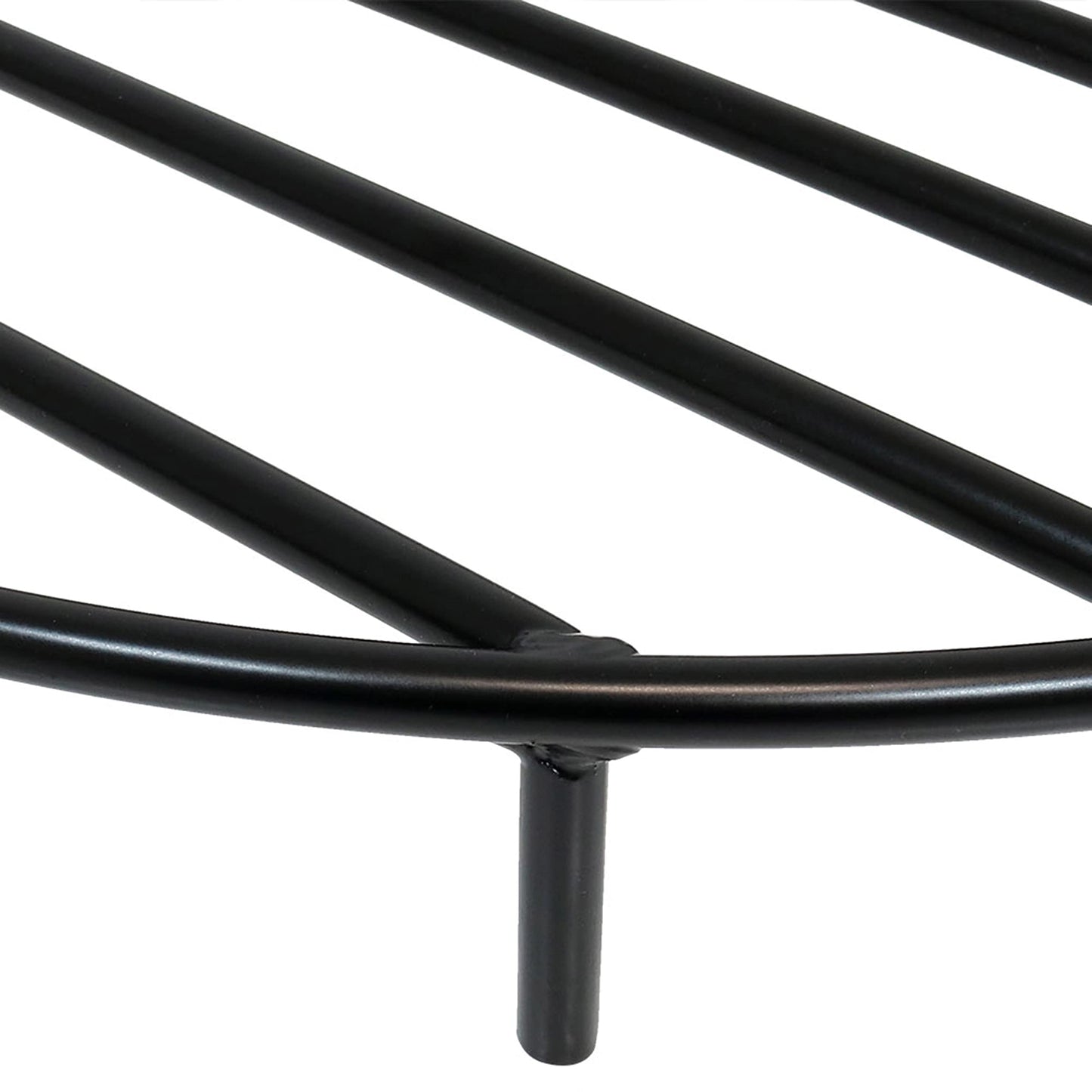 Sunnydaze Round Fire Pit Grate - Elevated Wood Grate for Fire Pit - Heavy-Duty Steel Log Grate for Outside - 12-Inch