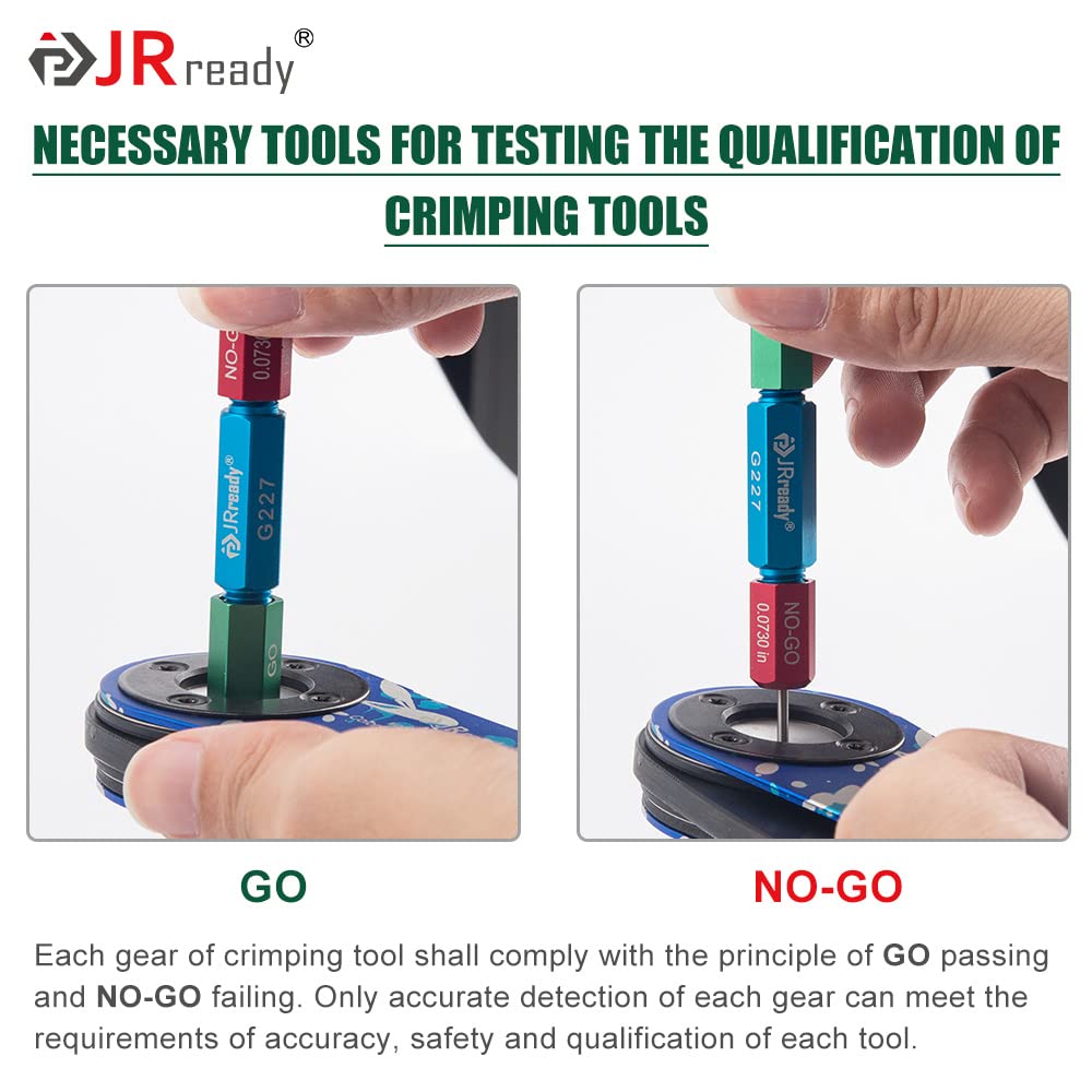 JRready JST1515-ASF1 M22520/1-01 Crimping Tool Kit MIL Connector Barrel Terminal Heavy Duty Wire Crimper NEW-ASF1 & PH102 PH103 PH104& UF6-UF2-5 M22520/1-05 Positioner G125 for 12-26 AWG wire harness