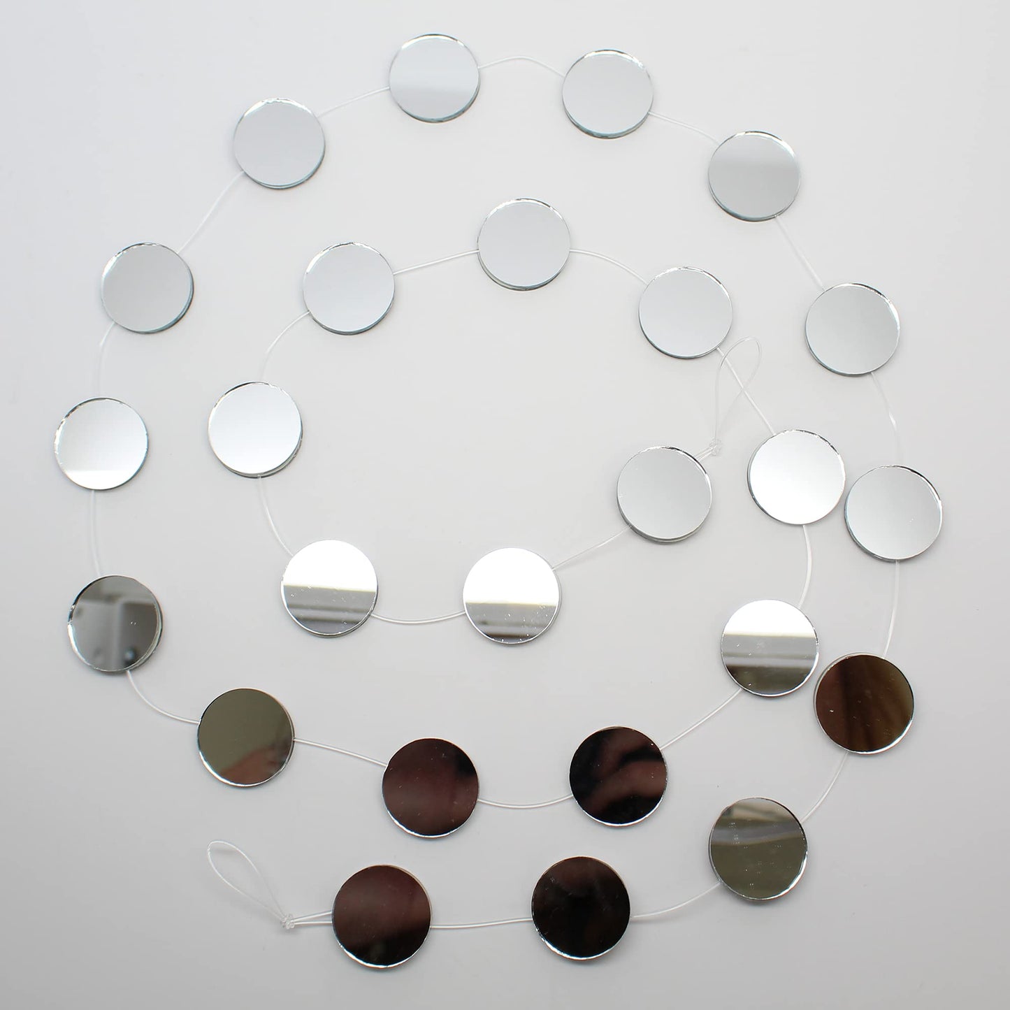 Mirror Garland Strand, 1 x 48 Inches, Real Mirror Sun Catcher Mobile