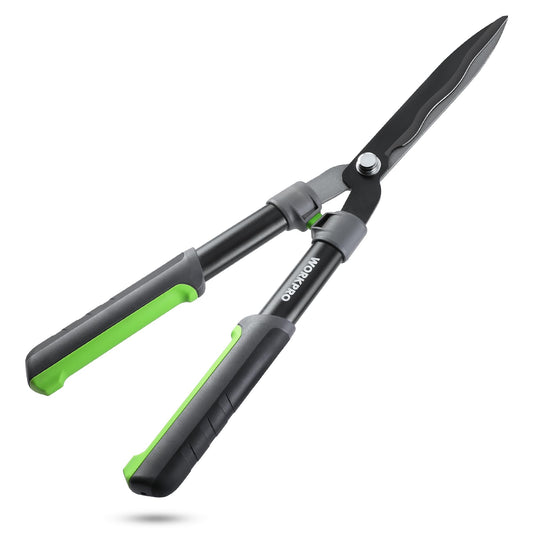 WORKPRO Garden Hedge Shears, 23" Manual Hedge Clippers, Professional Bush Cutter, Gardening Pruners Scissors, Hedge Trimmers, Shears Gardening Tools for Pruning Borders & Shrubs