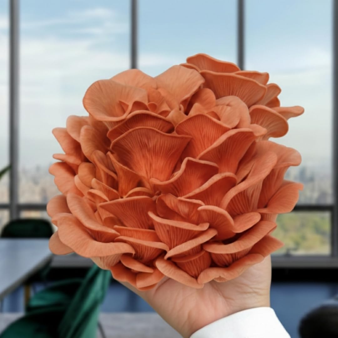 Forest Origins Oyster Mushroom Grow Kit 2-Pack, Pink and White Varieties, Harvest in 10 Days, Beginner Friendly, Handmade in California USA, Unique Gift Set