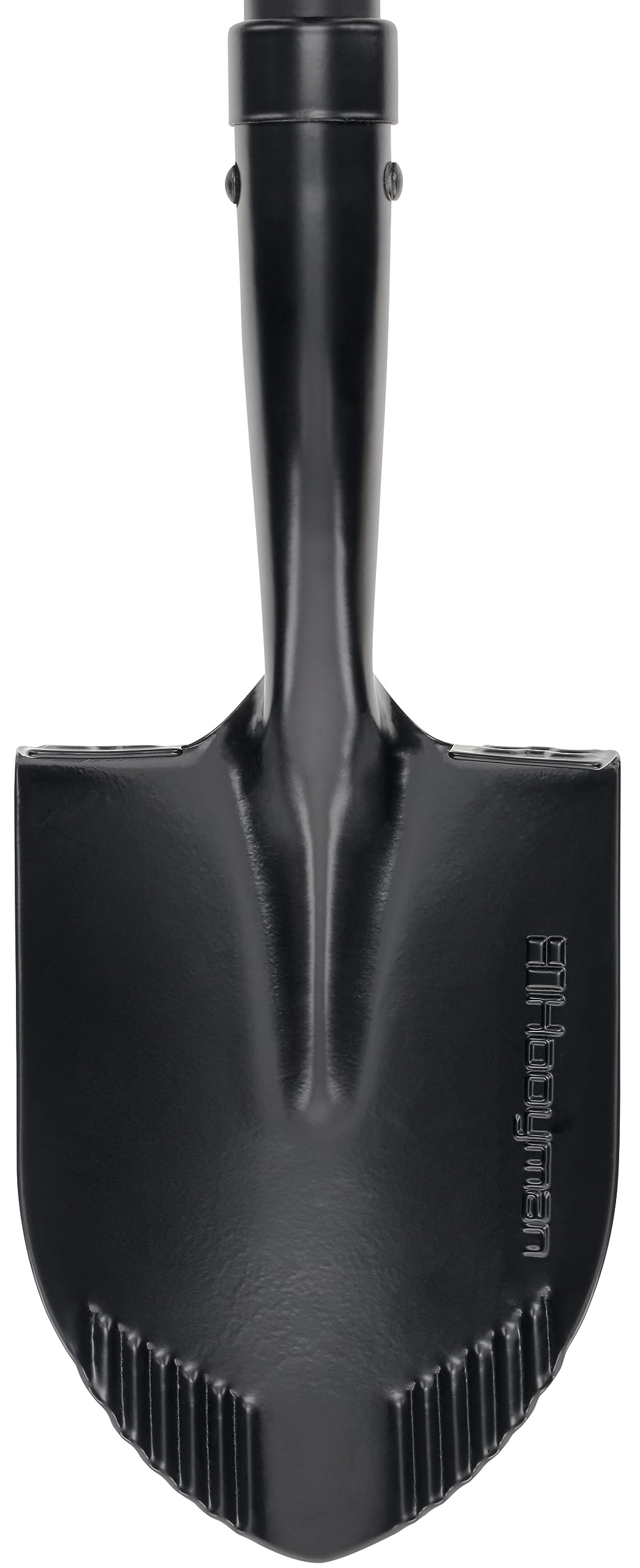 Hooyman Mini Digging Shovel with Heavy Duty Carbon Steel Construction, Ergonomic No-Slip H-Grip Handles, D Handle, and Serrated Blades for Gardening, Land Management, Yardwork, Farming, and Outdoors