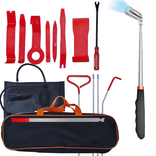 Portable Automotive Tool Set 17 PCS Stainless Steel Assorted 5th Wheel Pin Puller 65 inch