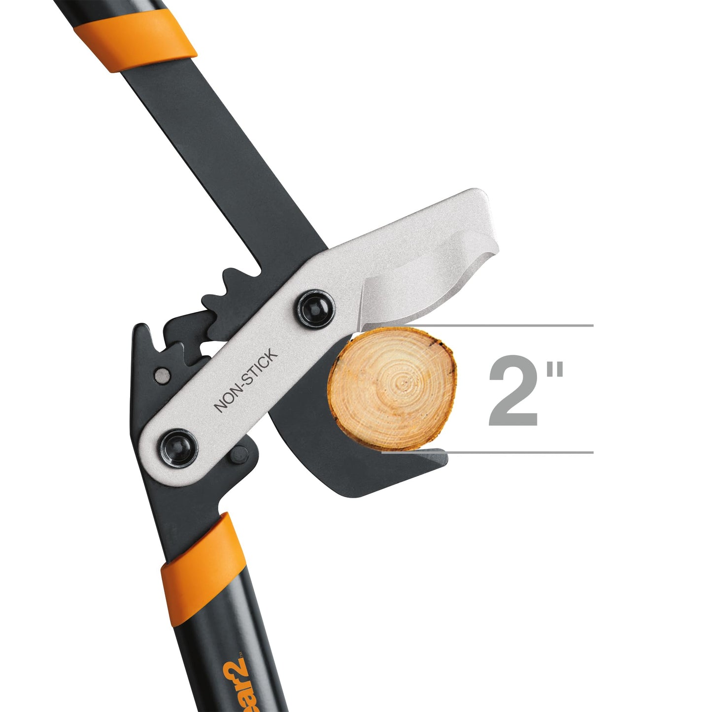 Fiskars 32-Inch Loppers for Tree Trimming, Heavy Duty, Low-Friction Sharp Steel Blade, Branch Cutter up to 2-Inch Diameter Cut Capacity, PowerGear2 Technology that Multiplies Power for Less Effort