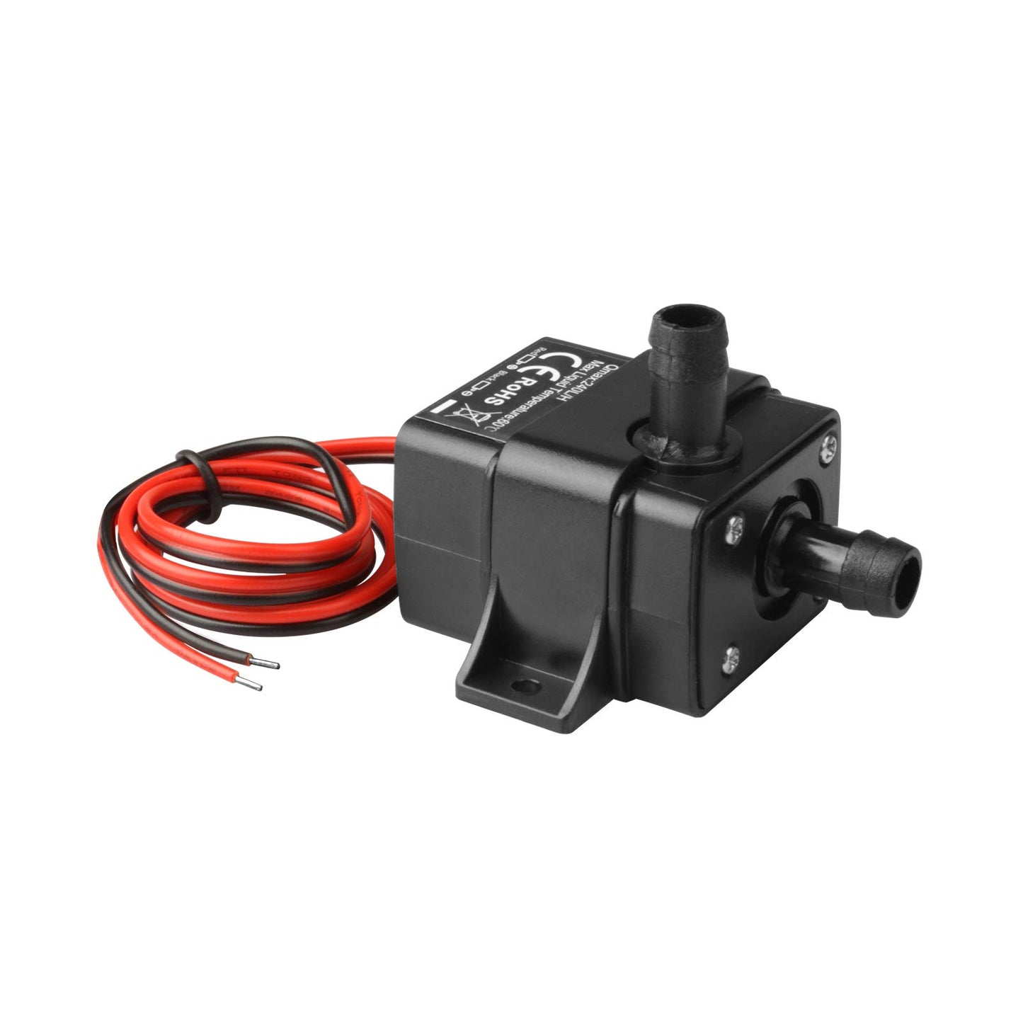 MOUNTAIN_ARK 2 Pack DC 12V Mini Submersible Water Pump 63 GPH for Aquarium, Fish Tank, Hydroponic, Fountain, Water Feature