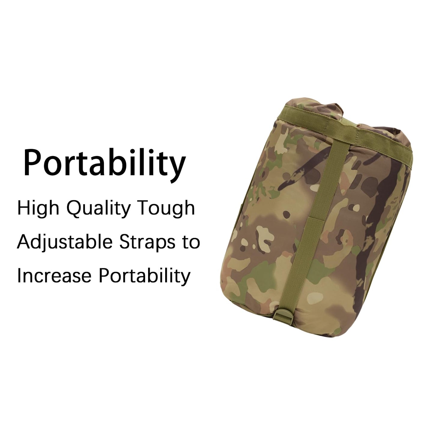 Tongcamo Poncho Liner Military Outdoor Camping Blanket for Travel, Beach, Grass, Picnic, Car Emergency, Outdoor, Survival