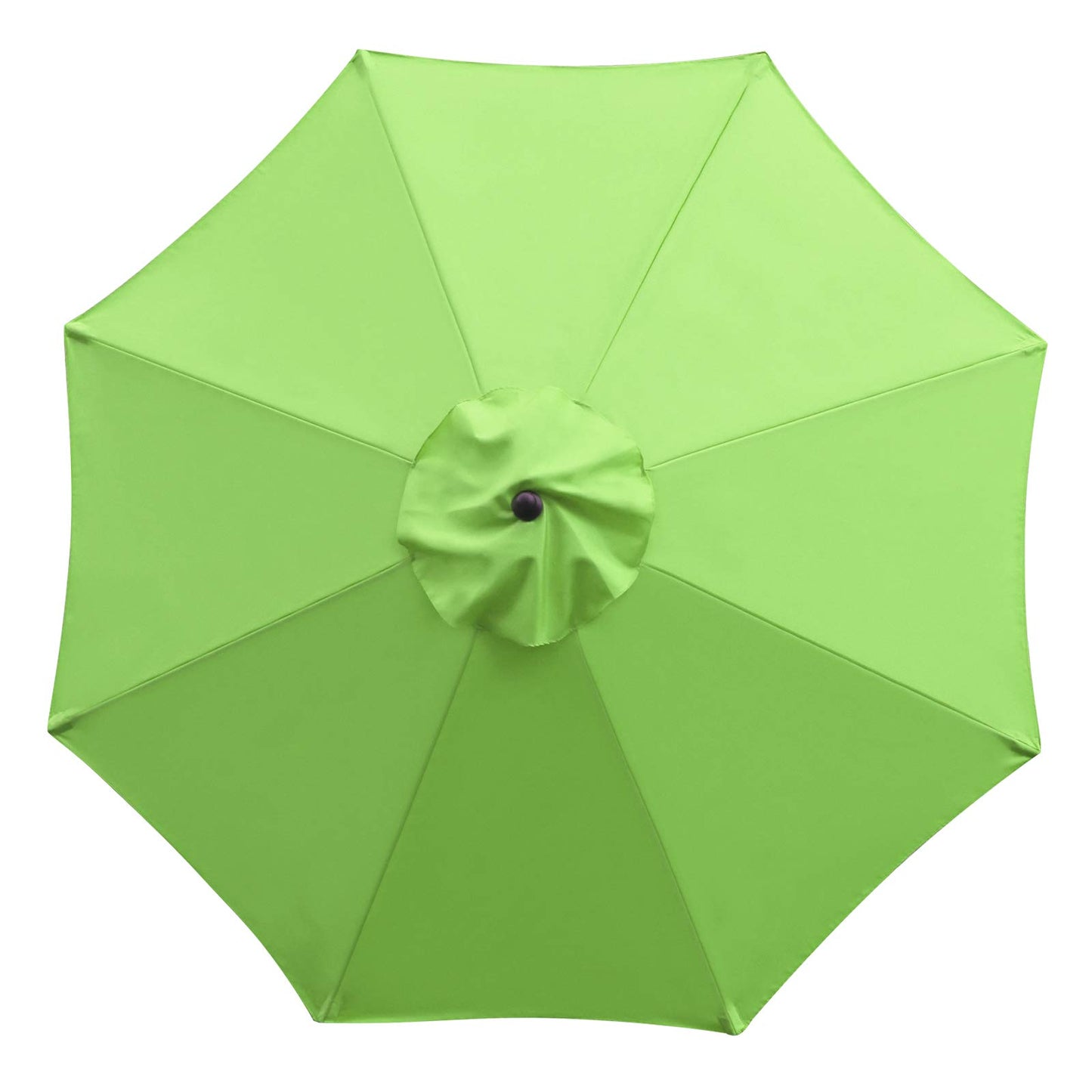 Sunnyglade 9Ft Patio Umbrella Outdoor Table Umbrella with 8 Sturdy Ribs (Grass Green)