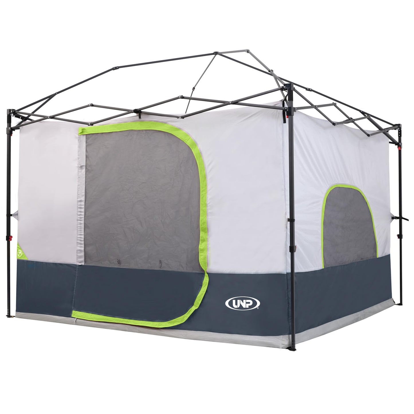UNP Camping Canopy - Inner Tent - Side Tents - SUV Camping Cube for 10' x 10' Pop Up Canopies (Canopy Pole/Shelter NOT Included) (Dark Blue-Inner Tent)