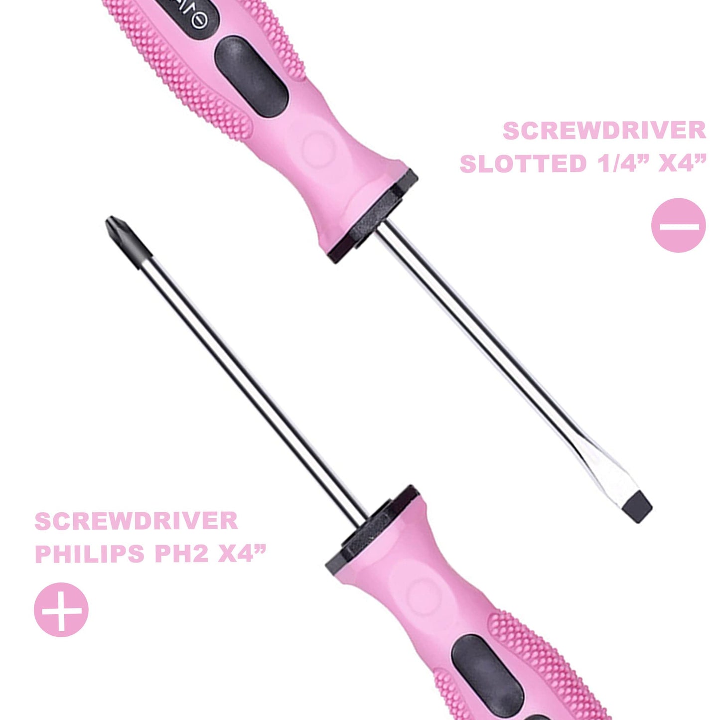 FASTPRO 14-Piece Pink Tool Kit, Hand Tool Set for women, Household Tools for Home Maintenance & Repairing，DIY Tools with Small Tool Bag