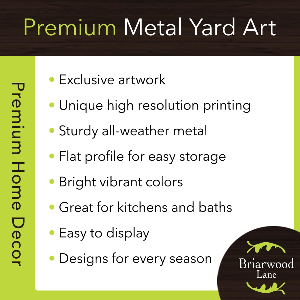 Briarwood Lane Goldfinches and Hydrangea Metal Art