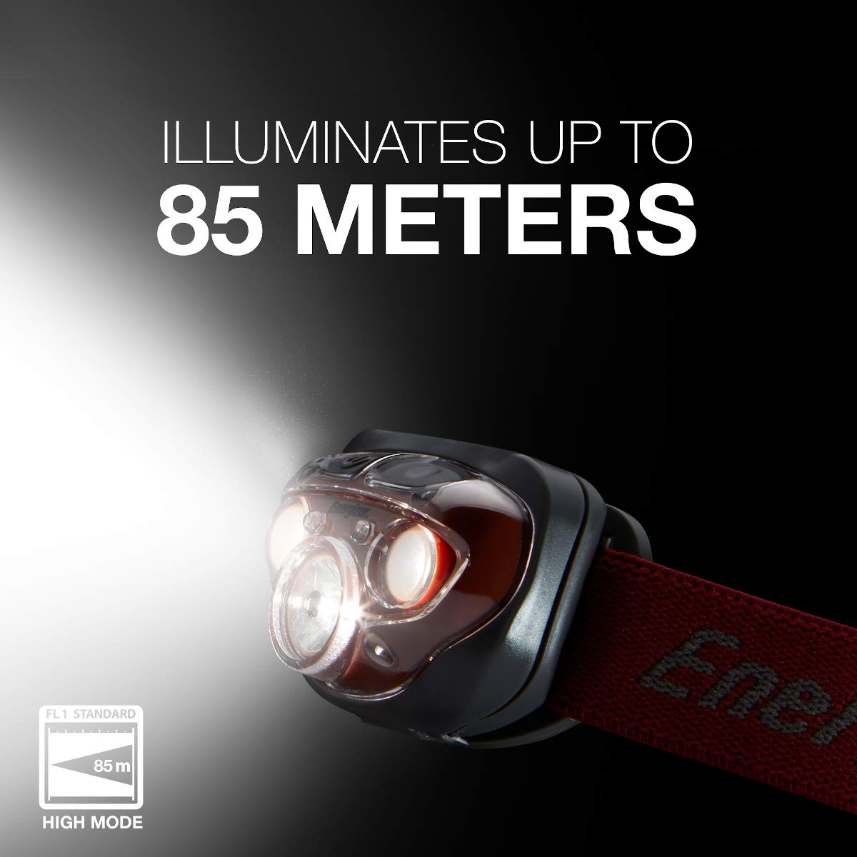 Energizer PRO-315 LED Headlamp, IPX4 Water Resistant Headlamps, High-Performance Head Light for Outdoors, Camping, Running, Storm, Survival LED Light for Emergencies (Batteries Included)