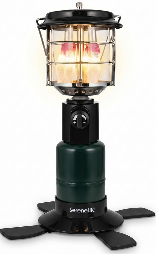 Camping Lantern 1500 Lumens, Bright Outdoor Lantern with Adjustable Light, Easy Ignition, Durable Design, Propane Lantern for Camping, Hurricane and Backup Use