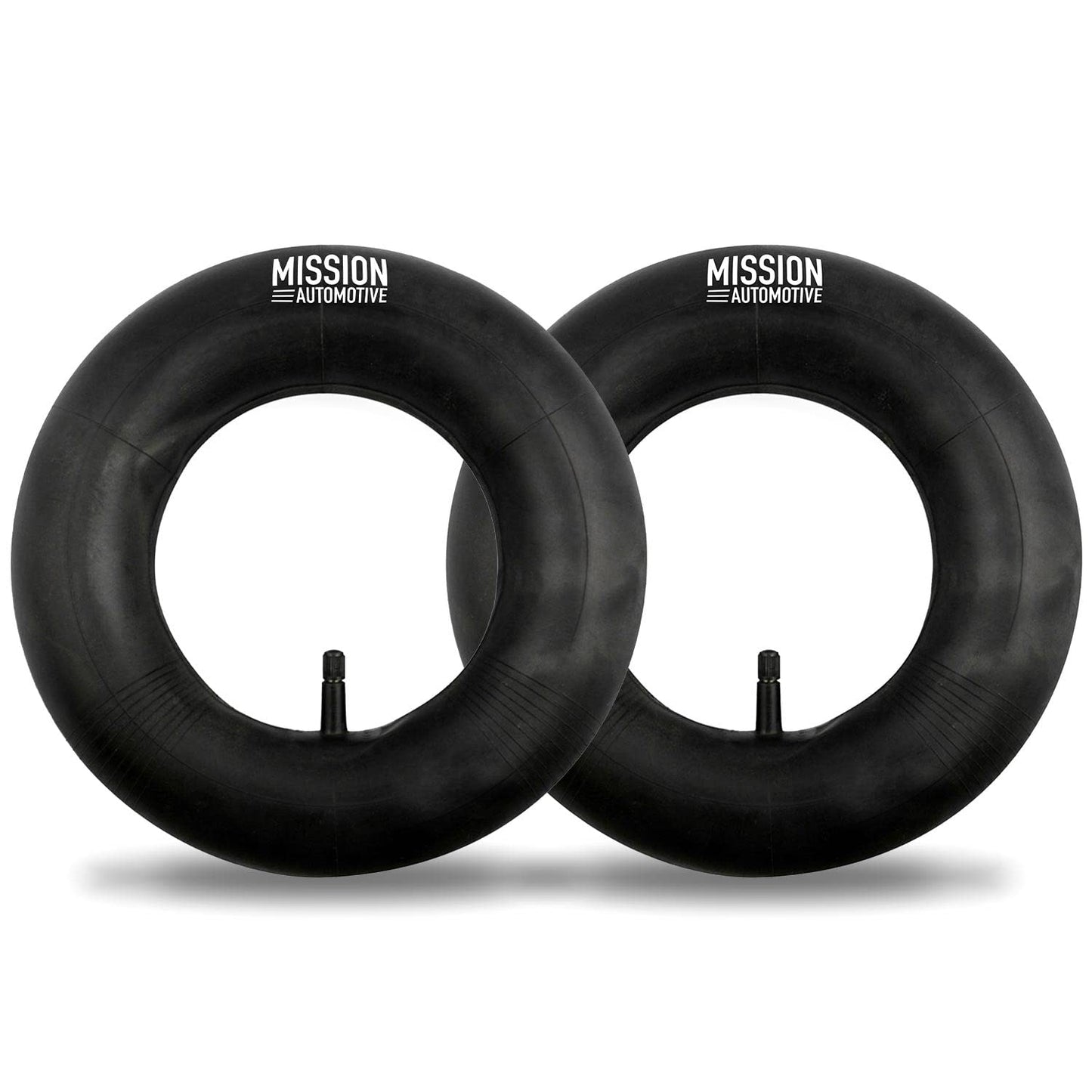 Mission Automotive 4.80/4.00-8 in Tire Inner Tubes for Wheelbarrow Wheels - Fits Trailer Tire Tube - Pack of 2