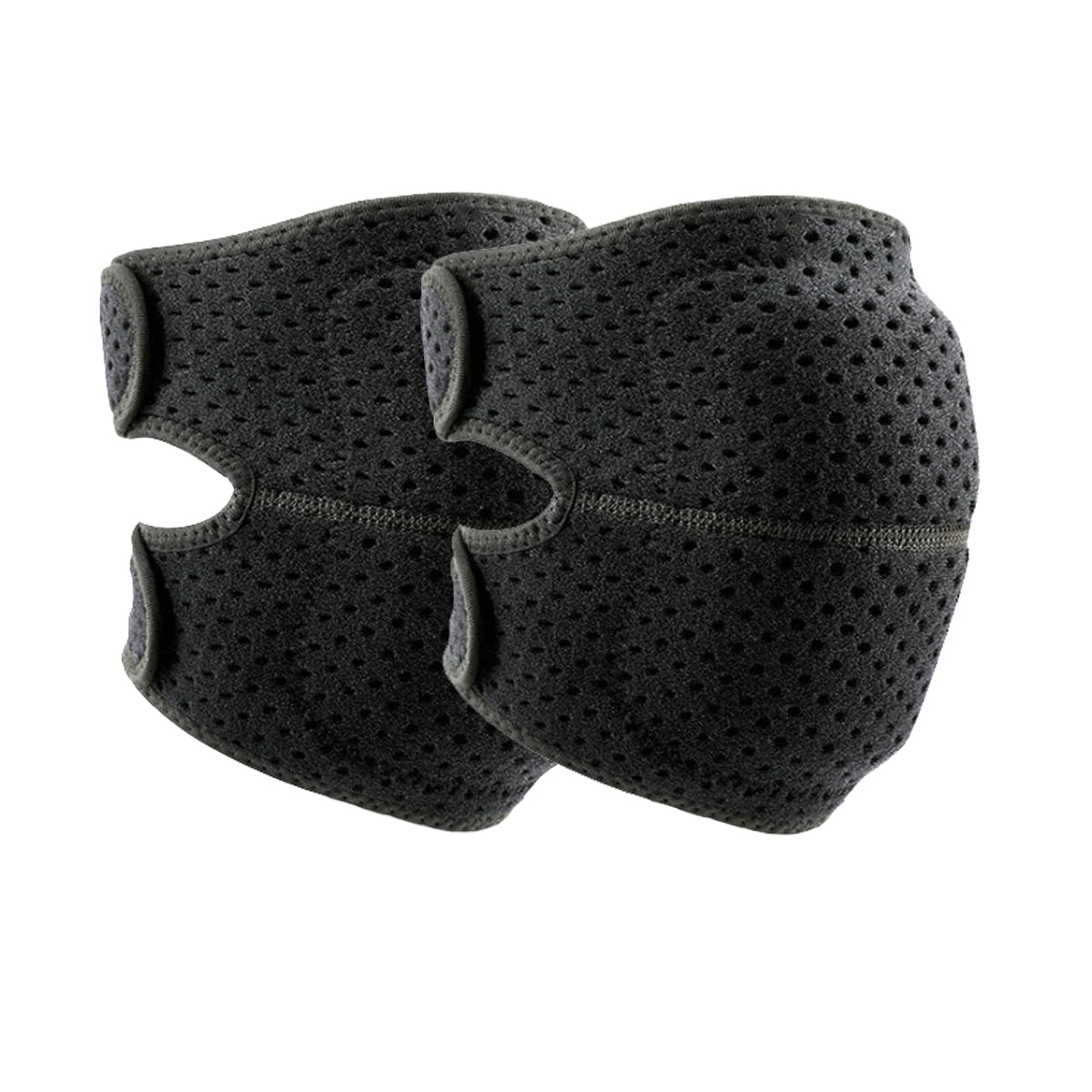 Knee Pads for Women & Men, Soft Dance Knee Pads with Adjustable Bands, Volleyball Knee Pads for Women Men Wrestling Knee Pads Wrestling Gear, Knee Protector Crash Pad Snowboarding Gear Soft Knee Pads for Work (Black, Medium)