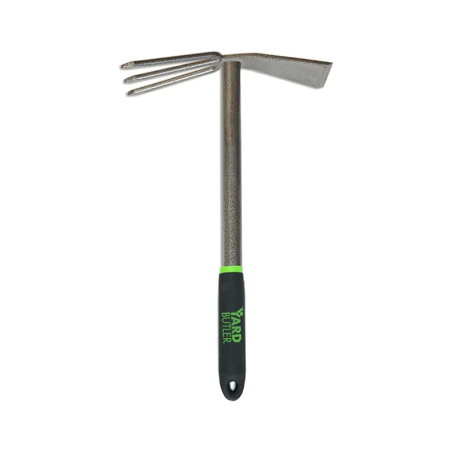 Yard Butler ITT-4T Terra Tiller Hand Cultivator - Essential Gardening Tool for Yardwork - Power-Coated Steel Construction - Comfortable Grip - Long-Lasting - Rust-Resistant