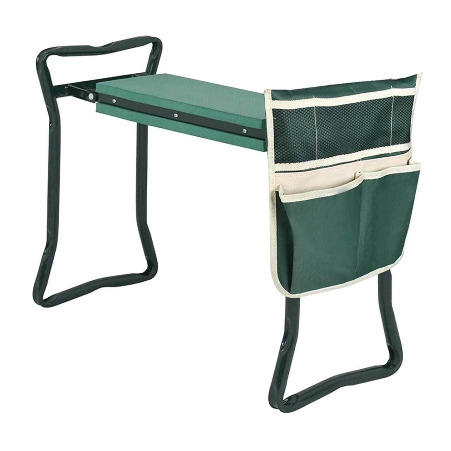 TJHSM Multifunctional Garden Kneeler & Seat - Heavy Duty Folding Kneeling Bench with Handles, Ideal for Gardening and Sitting - Perfect Garden Stool for Seniors Women