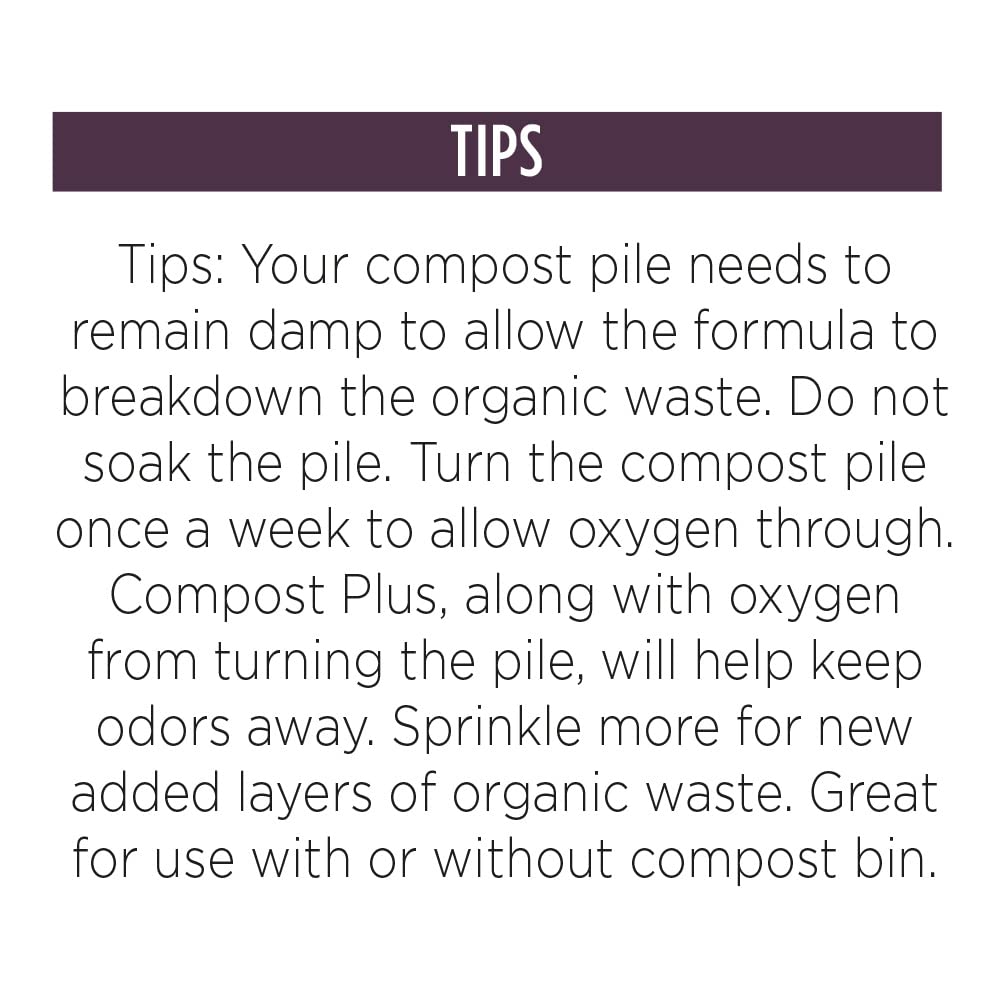 Dr. Connie’s Compost Plus – 100X Concentrated Starter & Accelerator | Natural Microbe Activator for Bins, Tumblers & Piles | Odor Control Garden Waste Additive (Indoor & Outdoor)