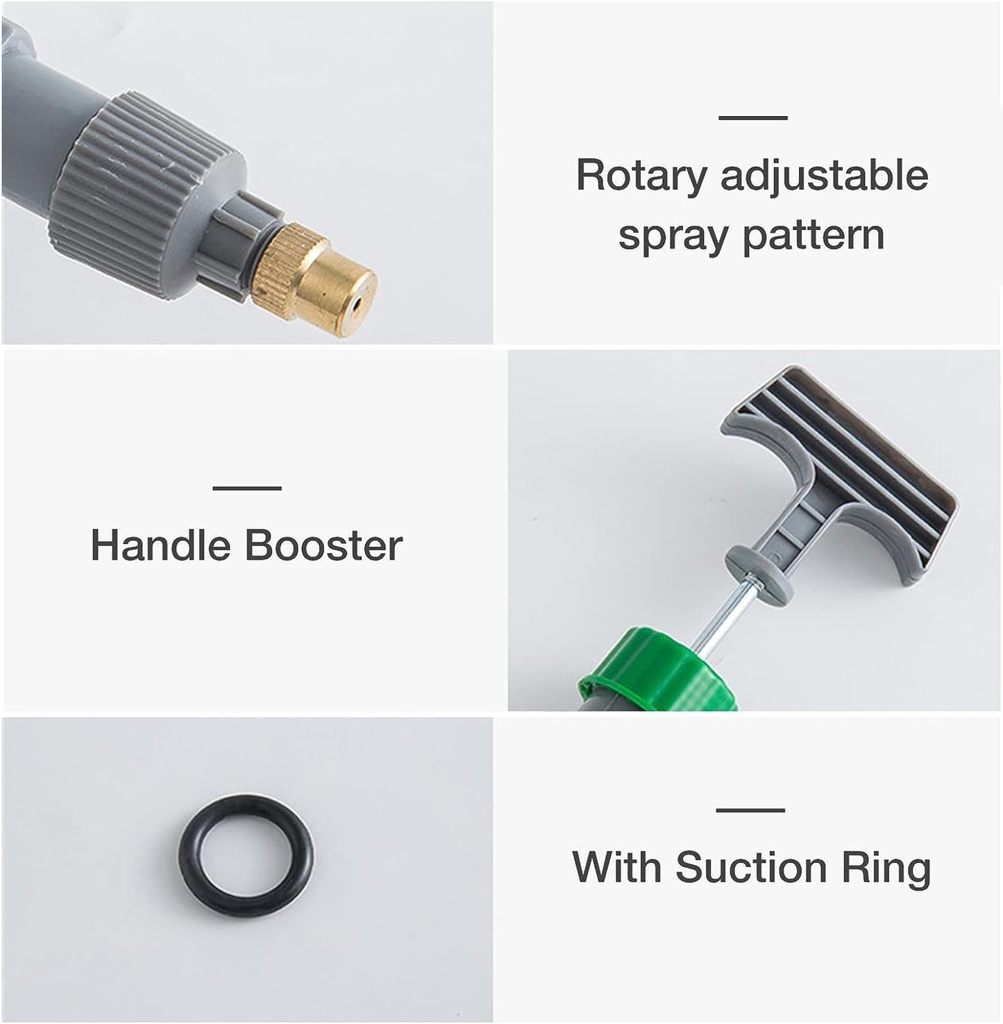 Green Handheld Sprayer - High Pressure Air Pump Manual Sprayer with Adjustable Nozzle - Garden Pump Sprayer - Hand Pump Sprayer Pressure Sprayer Top for Home Lawn and Garden Sprayer