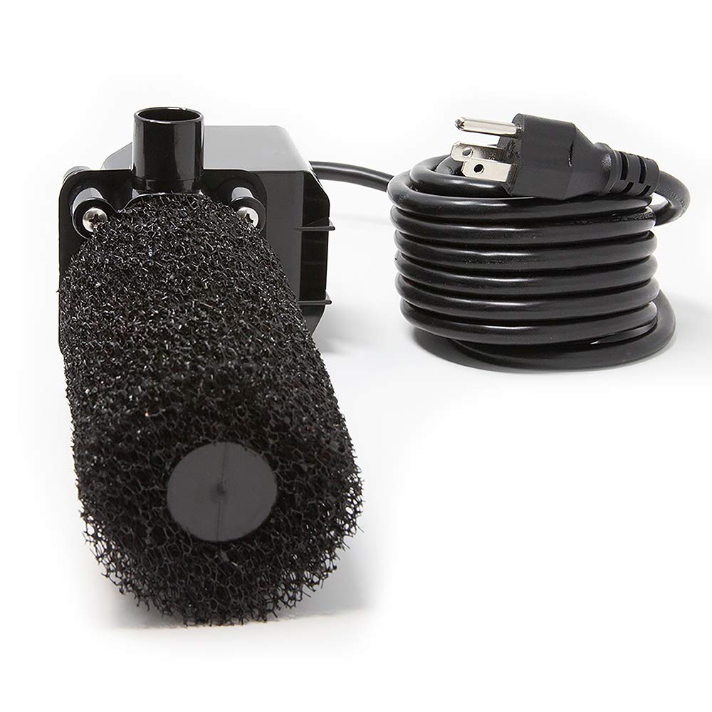 Beckett FR900 Pond Pump Set Fountain Pump Submersible Outdoor, Maximum Flow of 900 GPH, Maximum Lift of 12 FT, Black