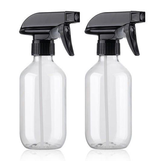 Teyssor Spray Bottles Water Spray Bottle 2 Packs- BPA Free -10 oz/300 ml Plastic Refillable Containers Fine Mist Small Spray Bottle with Adjustable Nozzle for Hair, Cooking, Cleaning