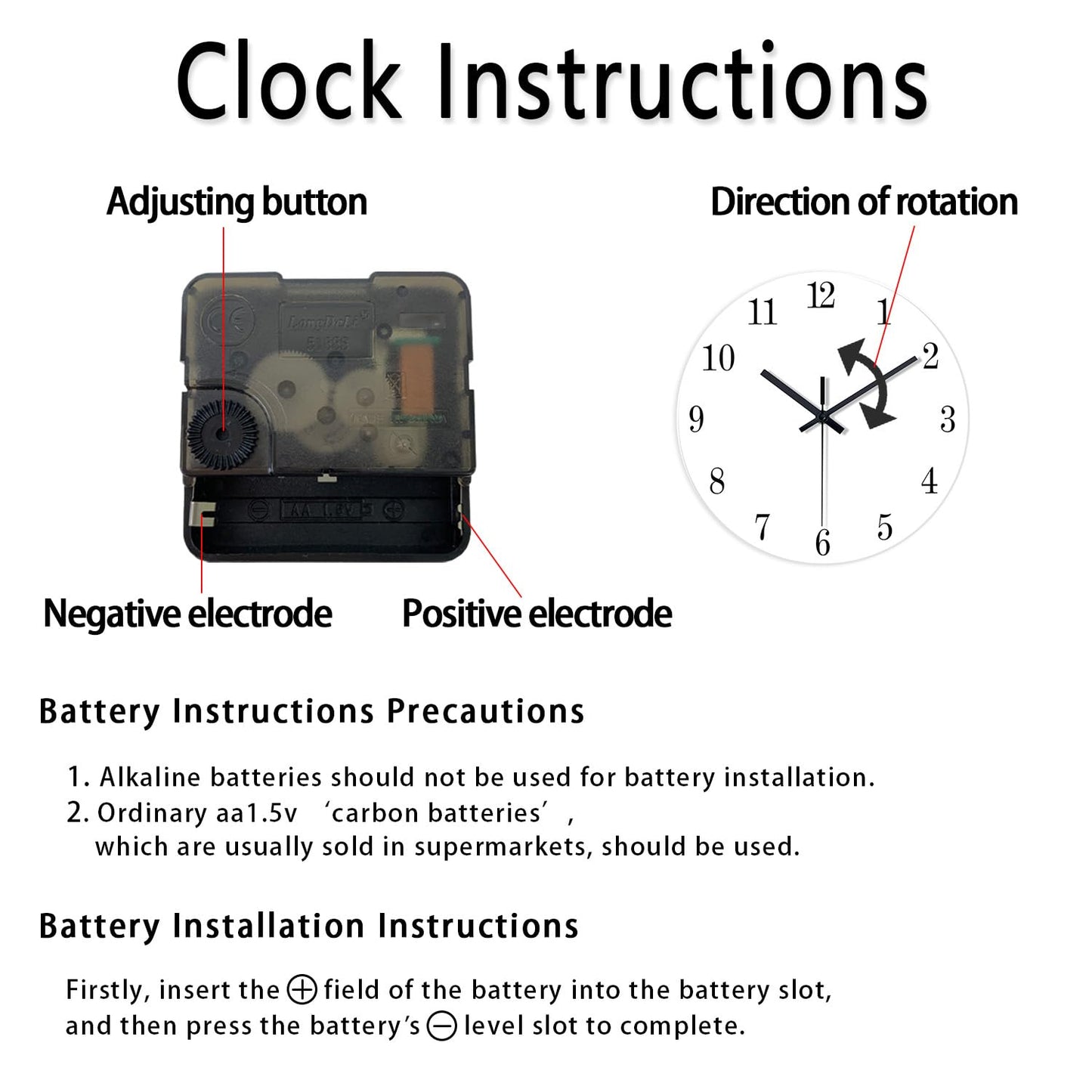 XNM Large Wall Clock for Girls Room 20 Inch Purple Clock Battery Operated Glass Minimalist Quiet Wall Clock Modern