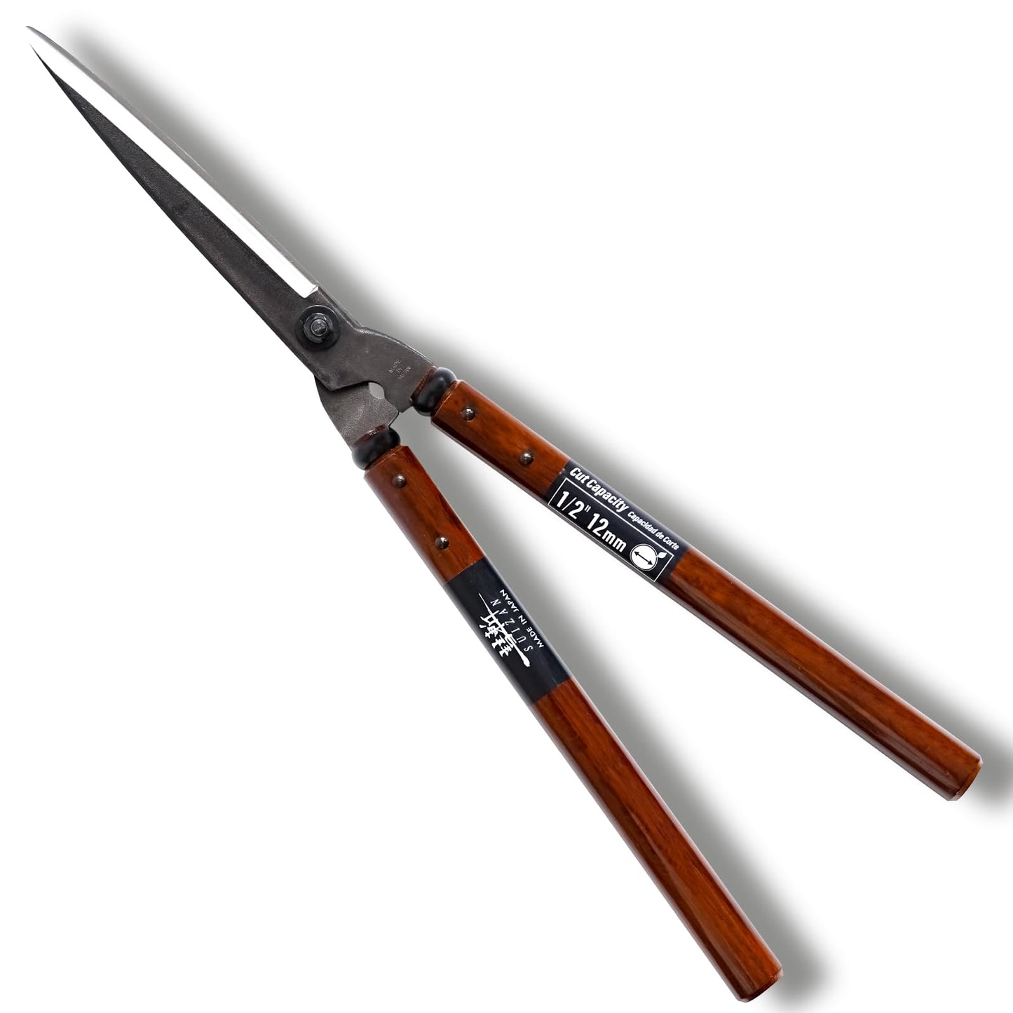 SUIZAN Hedge Shears 22.6" - Professional Japanese Garden Clippers for Precise Trimming Gardening Tools