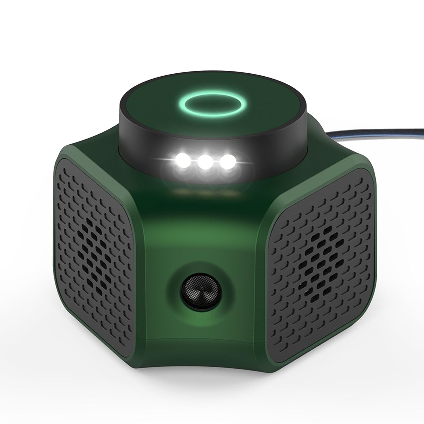Ultrasonic Mouse Repellent Plug-in – Indoor Rodent Deterrent with 3 Modes & LED Strobe Lights, Mice Rat Squirrel Control for Attic, Garage, Basement (Green)
