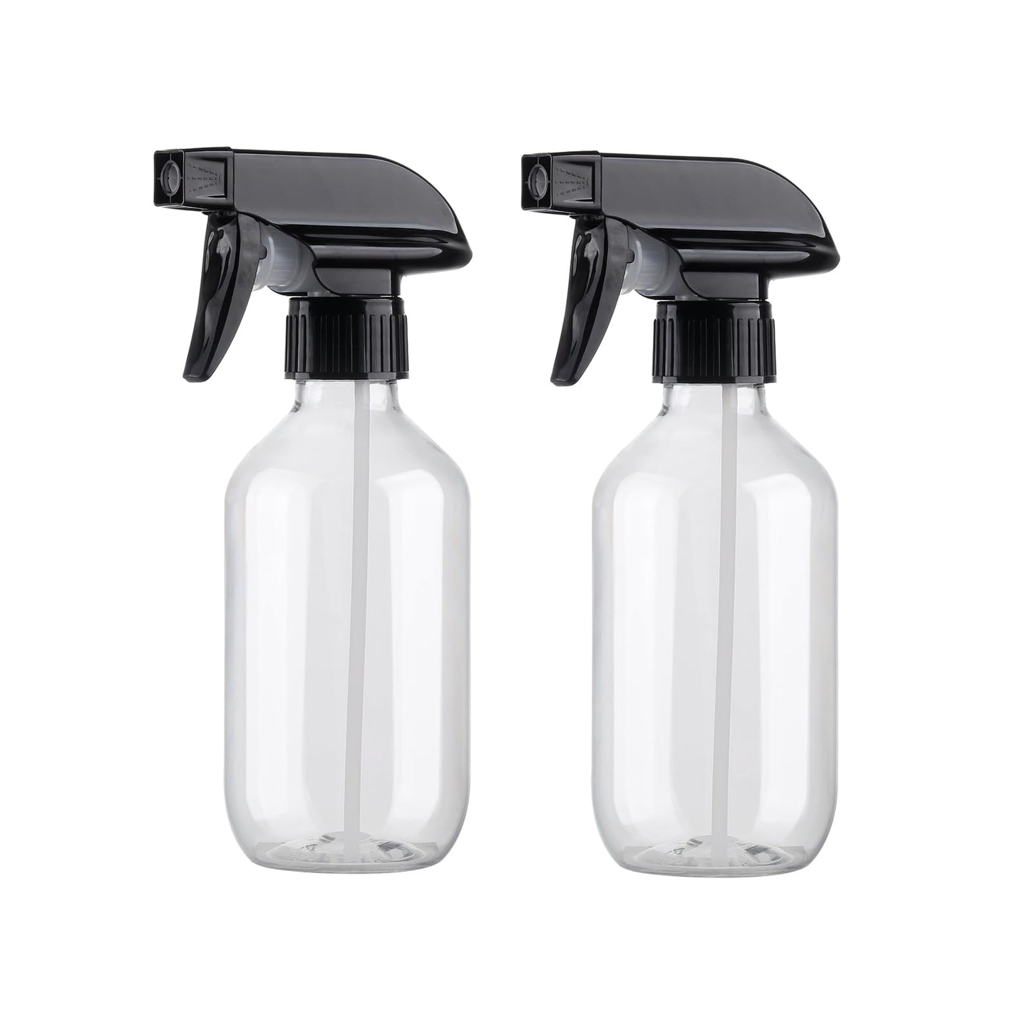 KREMORV Spray Bottles 10oz/300ml Plastic Spray Bottle Empty Refillable Container with Adjustable Head Sprayer, Mist/Stream Water Bottle for Cleaning Products, Plants, Pet Training, Hairstyling
