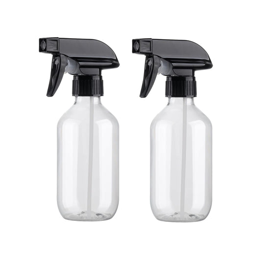 KREMORV Spray Bottles 10oz/300ml Plastic Spray Bottle Empty Refillable Container with Adjustable Head Sprayer, Mist/Stream Water Bottle for Cleaning Products, Plants, Pet Training, Hairstyling