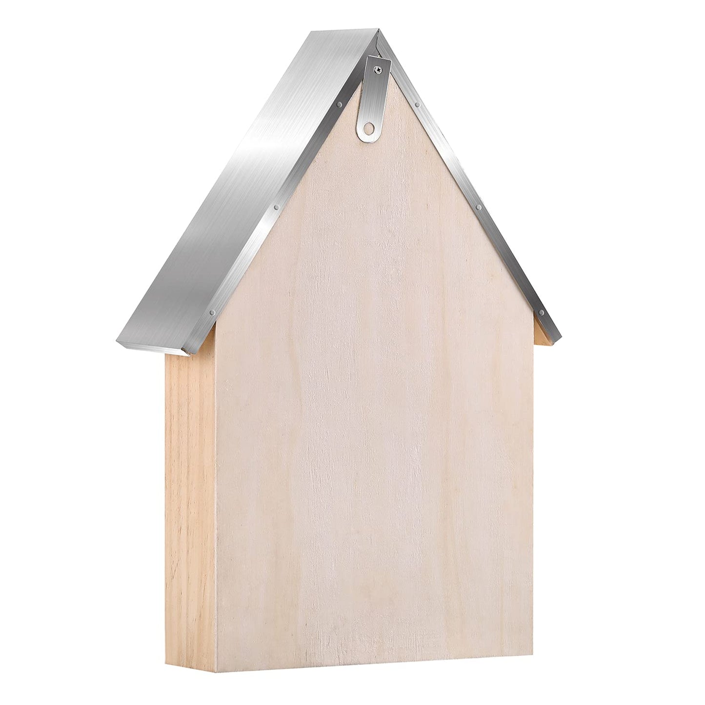 Elipark Wooden Mason Insect Bee Butterfly House,Insect Hotel,an Outdoor Hanging Bamboo Habitat for Bee Butterfly Ladybugs Live,Bee Box,Butterfly Habitat for Garden,9 x 15.7 x 2.5 Inch