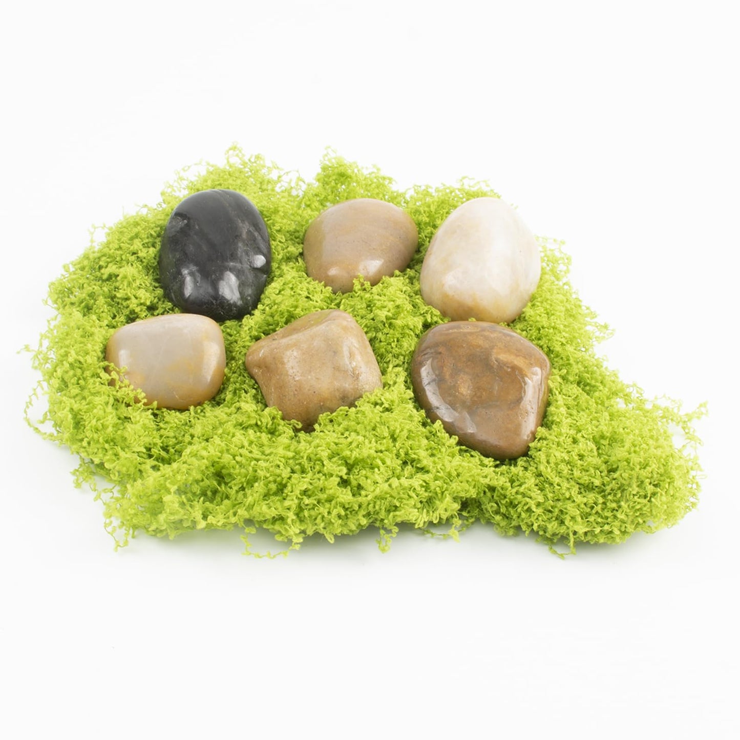 40lbs 1-2 Inch River Rocks, Decorative Mixed Pebbles for Garden Landscaping, Indoor Plants, Fish Tanks, Vases, and Succulents – Ideal for Home Decoration and Outdoor Gardens (Weight : 40 LB, Mixed)